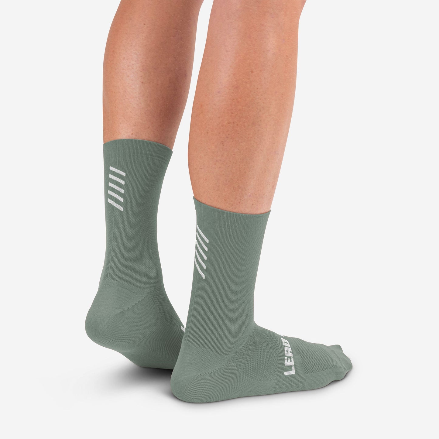 Essential Cycling Socks Light Green - Socks - Lead Out!