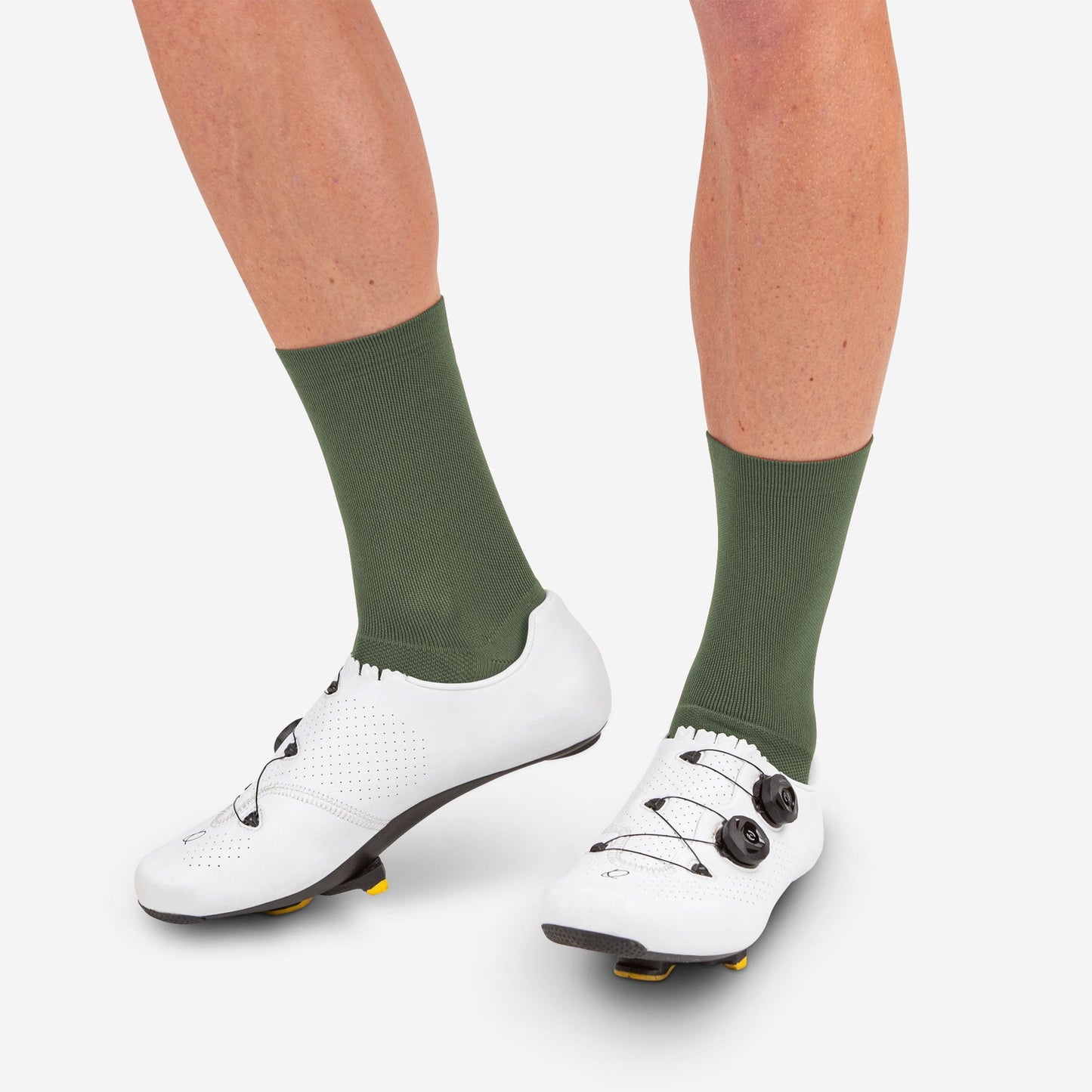 Essential Cycling Socks Olive - Socks - Lead Out!