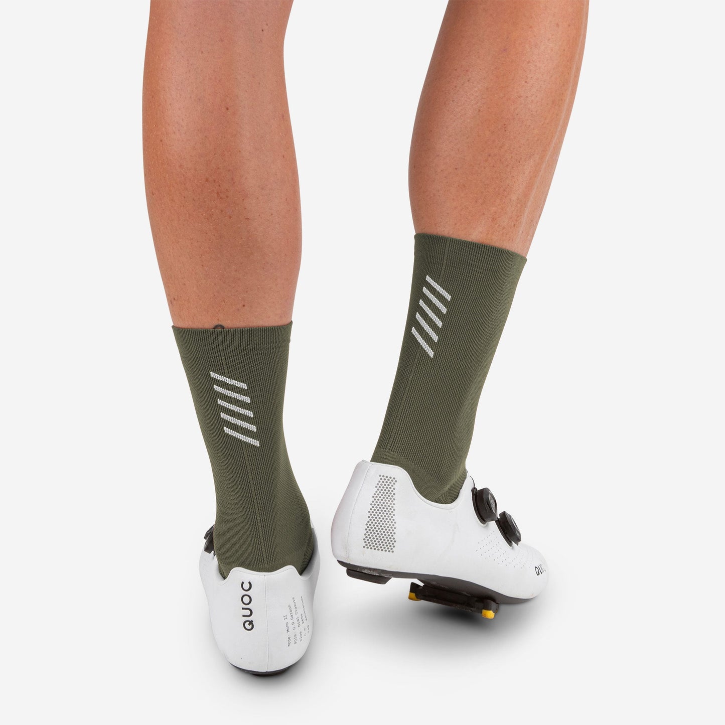 Essential Cycling Socks Olive - Socks - Lead Out!