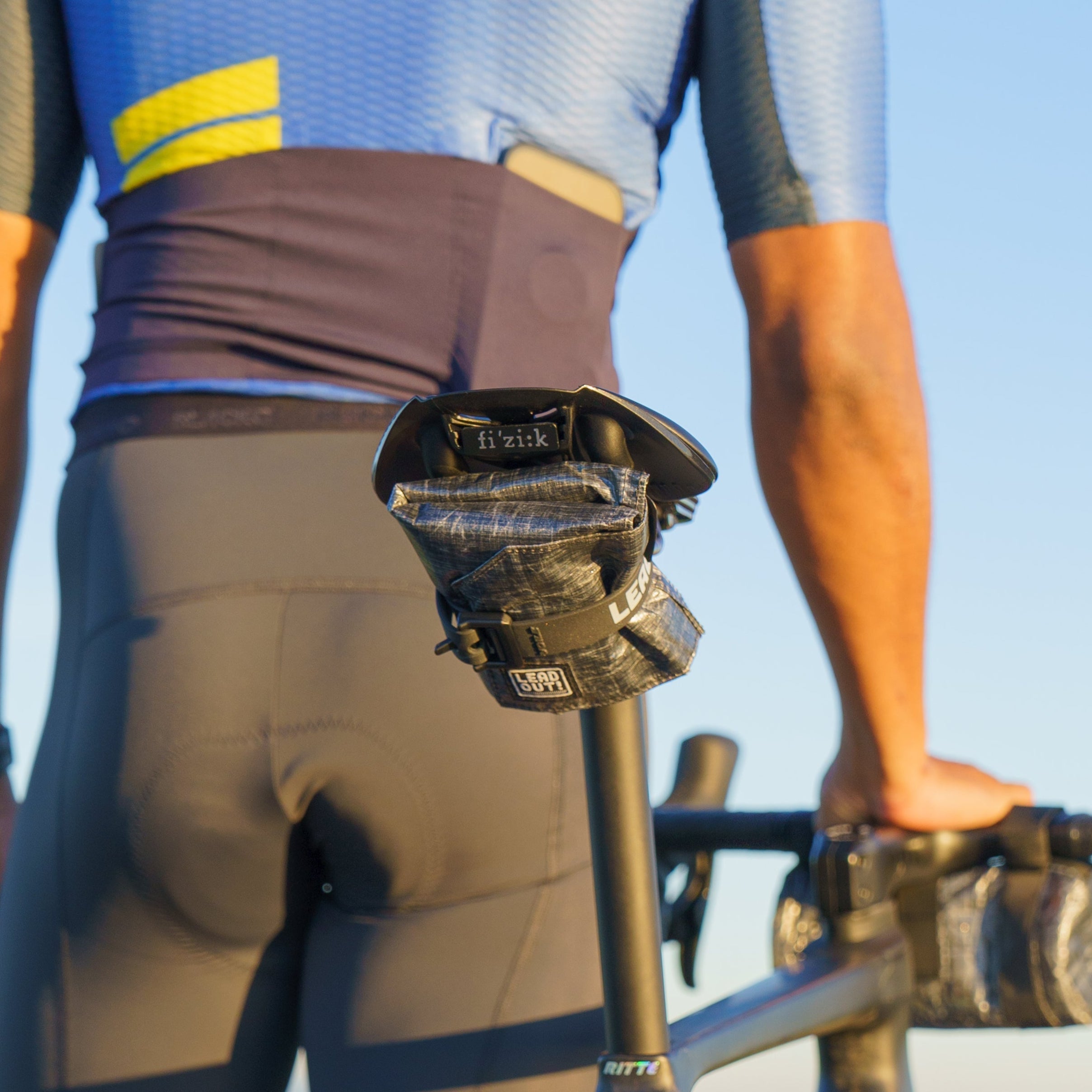 Ultra Lightweight Racelite Saddle Bag with Dyneema – Lead