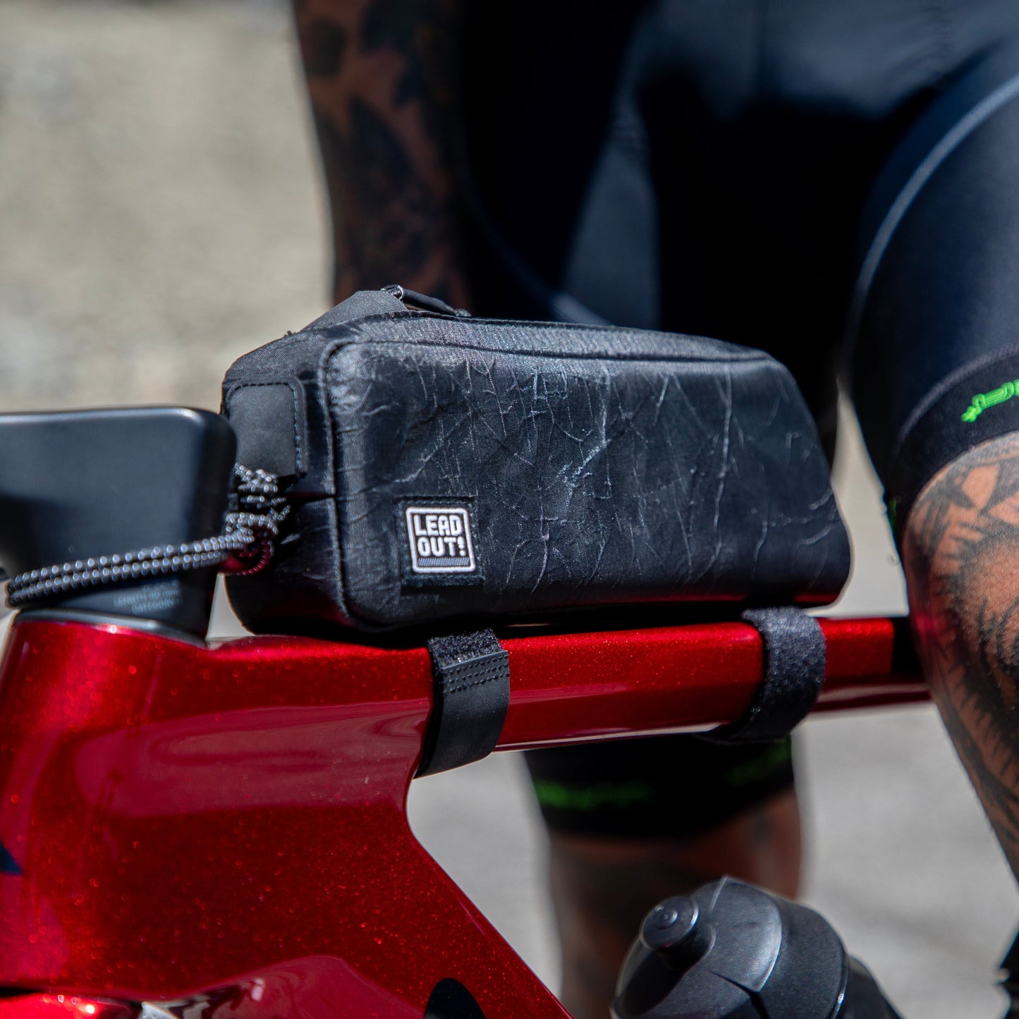 Racelite Top Tube Bag Black - Top Tube Bag - Lead Out!