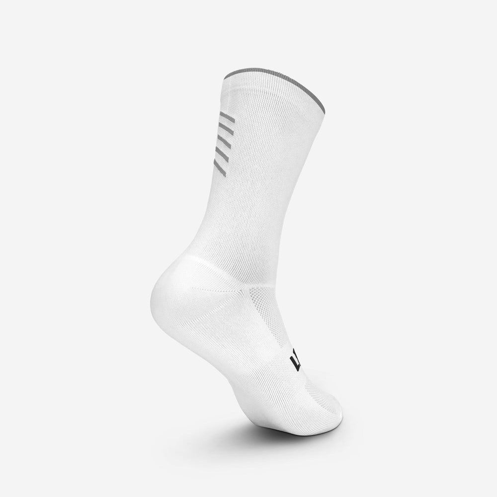 Aware Reflective Cycling Socks White - Cycling Apparel & Accessories