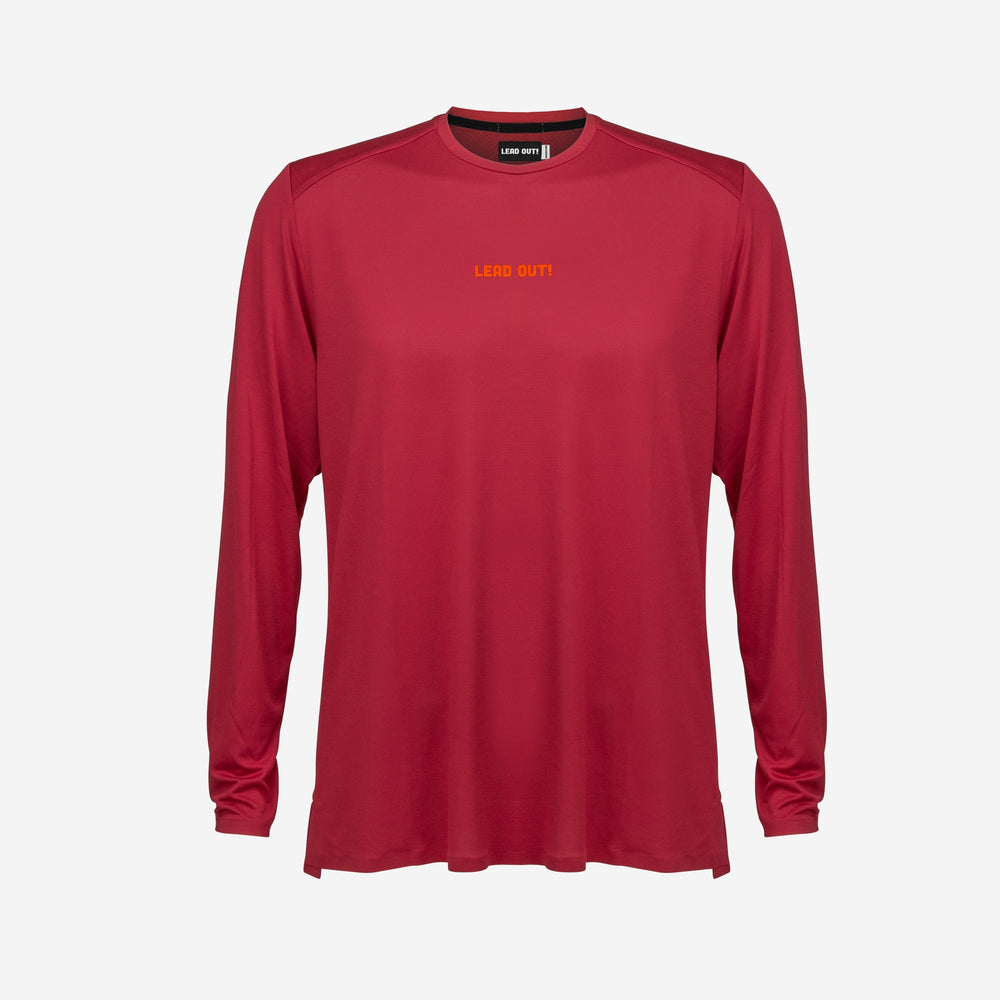 Technical Long Sleeve Tee Red - Extra Small - Apparel & Accessories - Lead Out!